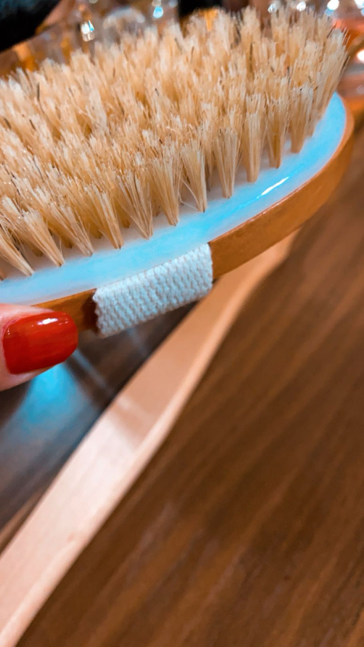 فرشاة التقشير الجافة مع سكراب القهوة والشوكولاتة - صورة 2